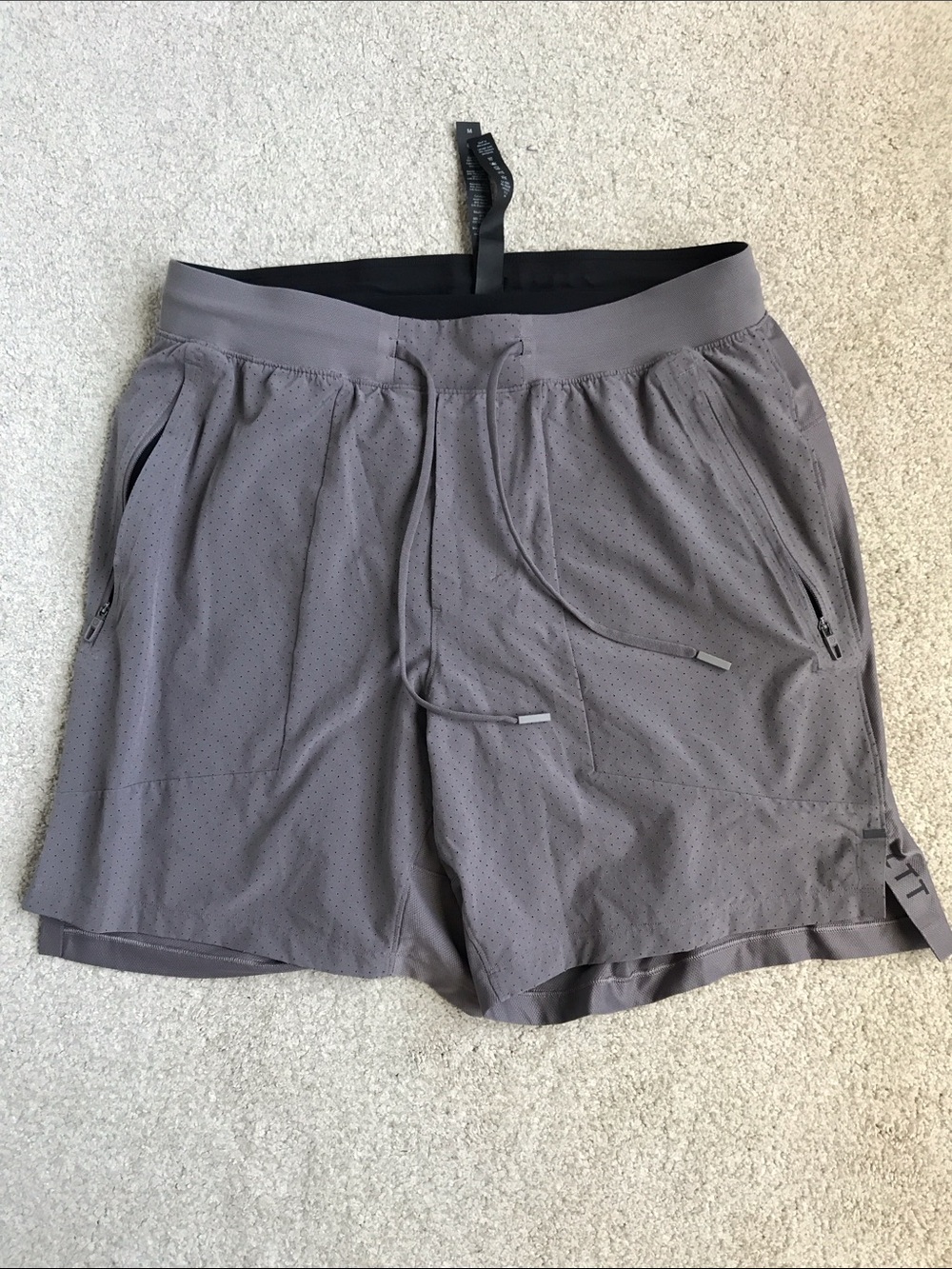 lululemon athletica Men's Perforated license to train *elite shorts with liner
